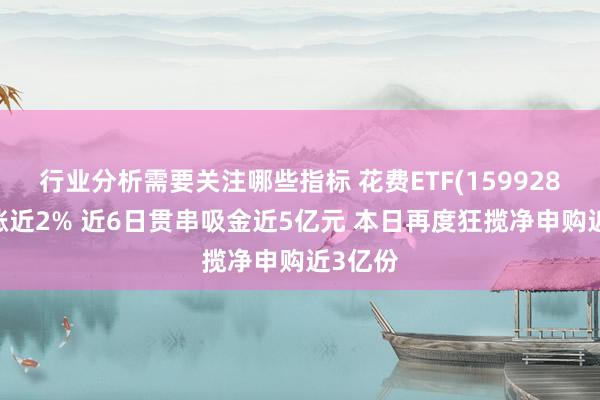 行业分析需要关注哪些指标 花费ETF(159928)午后涨近2% 近6日贯串吸金近5亿元 本日再度狂揽净申购近3亿份