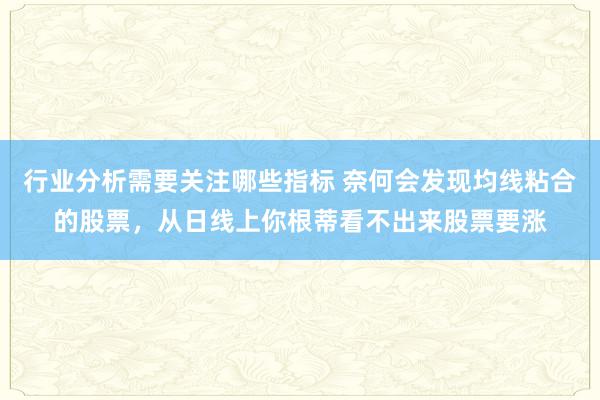 行业分析需要关注哪些指标 奈何会发现均线粘合的股票，从日线上你根蒂看不出来股票要涨