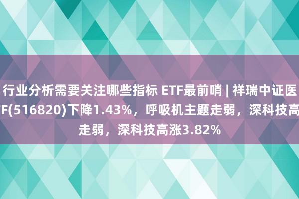 行业分析需要关注哪些指标 ETF最前哨 | 祥瑞中证医疗改进ETF(516820)下降1.43%，呼吸机主题走弱，深科技高涨3.82%