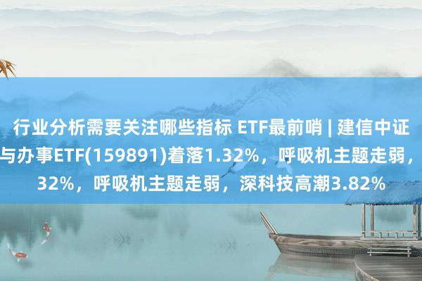 行业分析需要关注哪些指标 ETF最前哨 | 建信中证全指医疗保健开荒与办事ETF(159891)着落1.32%，呼吸机主题走弱，深科技高潮3.82%