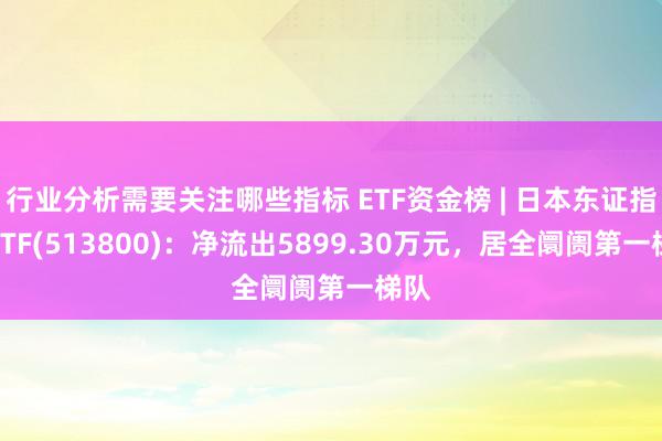 行业分析需要关注哪些指标 ETF资金榜 | 日本东证指数ETF(513800)：净流出5899.30万元，居全阛阓第一梯队