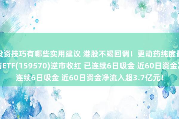 投资技巧有哪些实用建议 港股不竭回调！更动药纯度最高的港股通更动药ETF(159