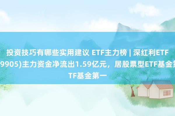 投资技巧有哪些实用建议 ETF主力榜 | 深红利ETF(159905)主力资金净