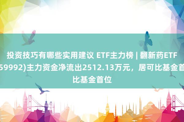 投资技巧有哪些实用建议 ETF主力榜 | 翻新药ETF(159992)主力资金净