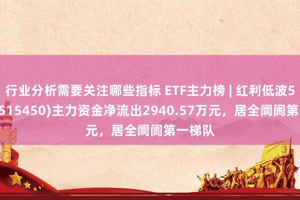 行业分析需要关注哪些指标 ETF主力榜 | 红利低波50ETF(515450)主