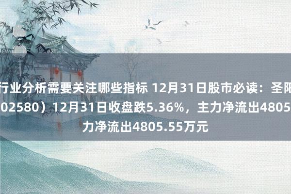 行业分析需要关注哪些指标 12月31日股市必读：圣阳股份（002580）12月3