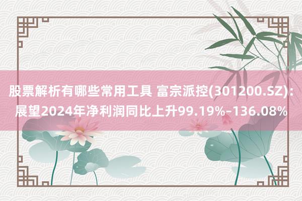 股票解析有哪些常用工具 富宗派控(301200.SZ)：展望2024年净利润同比