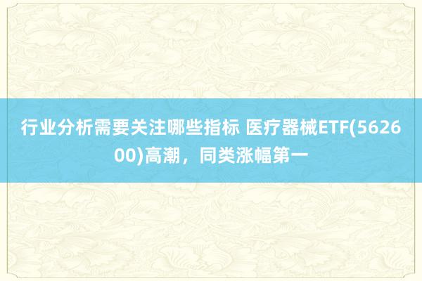 行业分析需要关注哪些指标 医疗器械ETF(562600)高潮，同类涨幅第一