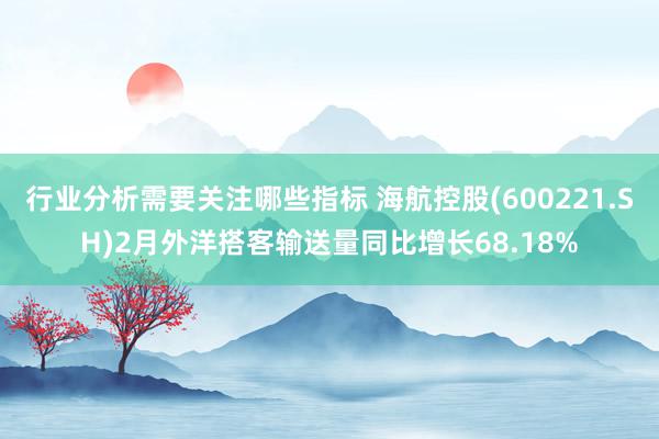 行业分析需要关注哪些指标 海航控股(600221.SH)2月外洋搭客输送量同比增