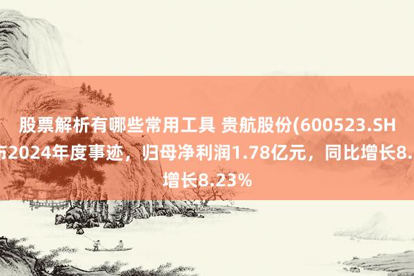 股票解析有哪些常用工具 贵航股份(600523.SH)发布2024年度事迹，归母