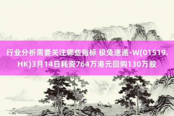 行业分析需要关注哪些指标 极兔速递-W(01519.HK)3月14日耗资764万